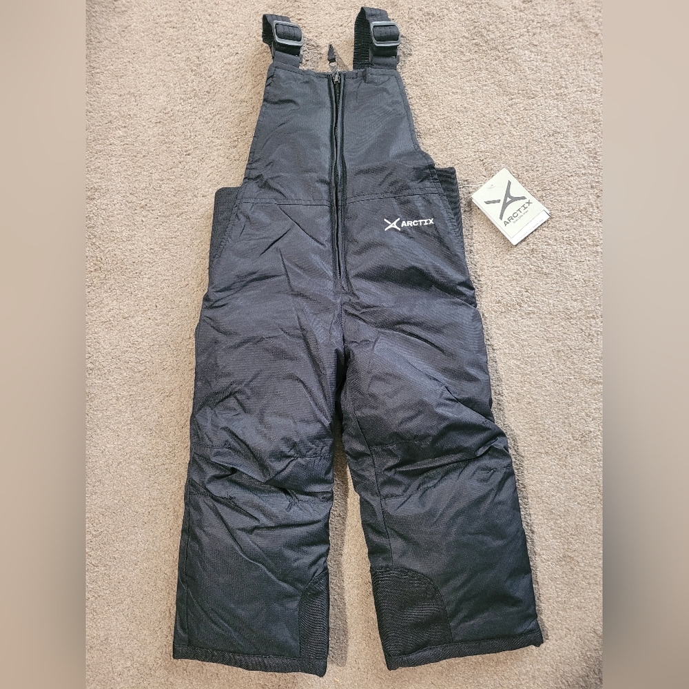 Arctix boy girl 3T black ski bibs